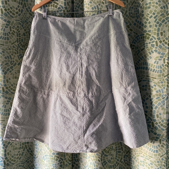Emma James Seersucker Skirt 14 - Picture 3 of 5